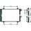 Condensatore per CITROEN XSARA PICASSO dal 1999 al 2003
