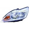 Proiettore cromato per FORD FOCUS dal 2008 al 2011 lato sinistro guidatore