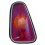 Fanale posteriore rosso 09-01-07-04 per MINI MINI dal 2001 al 2006 lato sinistro guidatore