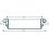 Intercooler per MERCEDES-BENZ CLK W209 dal 2002 al 2009