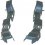 Staffa paraurto posteriore kit per FORD FIESTA MK V dal 2002 al 2005