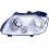 Proiettore 3 parabole per VOLKSWAGEN TOURAN dal 2003 al 2006 lato destro passeggero