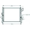 Radiatore acqua per RENAULT TWINGO dal 1993 al 1998