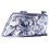 Proiettore 1 parabola per SUZUKI GRAND VITARA dal 2005 al 2008 lato destro passeggero
