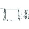 Radiatore acqua per FORD FOCUS dal 2004 al 2008