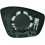 Piastra specchio retrovisore termica per PEUGEOT 208 dal 2012 al 2015 lato sinistro guidatore