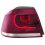Fanale posteriore esterno led 10-08-12-10 per VOLKSWAGEN GOLF  VI dal 2008 al 2012 lato sinistro guidatore