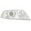 Proiettore xenon cromato per SKODA OCTAVIA dal 2004 al 2008 lato destro passeggero