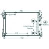 Radiatore acqua per MERCEDES-BENZ C W204 dal 2007 al 2011