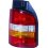 Fanale posteriore 2 porte arancio - rosso per VOLKSWAGEN TRANSPORTER T5 dal 2003 al 2009 lato destro passeggero