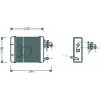 Scambiatore di calore per FIAT PANDA dal 1986 al 2003