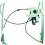 Alzacristallo elettrico 3 porte comfort per RENAULT CLIO dal 2005 al 2009 lato sinistro guidatore