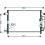 Condensatore per CHEVROLET - DAEWOO AVEO dal 2008 al 2011