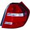 Fanale posteriore cromato per BMW 1 E87 dal 2007 al 2011 lato destro passeggero