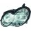 Proiettore 08-02-02-05 per MERCEDES-BENZ CLK W209 dal 2002 al 2009 lato sinistro guidatore