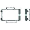 Condensatore per PEUGEOT 207 dal 2006 al 2009