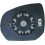 Piastra specchio retrovisore termica per CITROEN C4 dal 2007 al 2010 lato destro passeggero