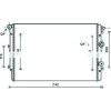 Radiatore acqua per VOLKSWAGEN TIGUAN dal 2011 al 2016