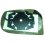 Piastra specchio retrovisore termica 09-09-05-11 per FIAT PUNTO dal 2003 al 2011 lato destro passeggero