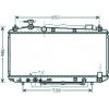 Radiatore acqua per TOYOTA RAV 4 dal 2003 al 2005