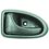 Maniglia apriporta interna posteriore nera per OPEL VIVARO dal 2001 al 2006 lato sinistro guidatore