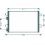 Condensatore per RENAULT MEGANE dal 2002 al 2005