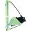 Alzacristallo elettrico post. comfort per CITROEN C3 dal 2002 al 2005 lato sinistro guidatore