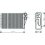 Scambiatore di calore per PEUGEOT 207 dal 2006 al 2009