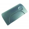 Maniglia esterna porta di carico battente s-foro nottolino nera per NISSAN KUBISTAR dal 2003 al 2009