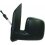 Retrovisore meccanico nero per CITROEN NEMO dal 2007 lato sinistro guidatore