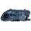 Proiettore nero 05-98-08-01 per BMW 3 E46 dal 1998 al 2003 lato destro passeggero