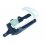 Maniglia apriporta interna argento-grigia per HYUNDAI SANTA FE' dal 2006 al 2009 lato destro passeggero