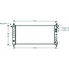 Radiatore acqua per OPEL CORSA B dal 1993 al 1997