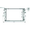 Radiatore acqua per VOLKSWAGEN TRANSPORTER T5 dal 2009 al 2015