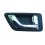 Maniglia apriporta interna anteriore cromata per HYUNDAI GETZ dal 2005 al 2011 lato destro passeggero
