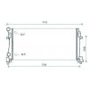 Radiatore acqua per VOLKSWAGEN GOLF  VII dal 2012 al 2016