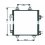 Condensatore per CITROEN C1 dal 2012 al 2014