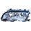 Proiettore grigio 09-01-03-03 per BMW 3 E46 dal 1998 al 2003 lato sinistro guidatore
