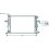 Radiatore acqua per OPEL ASTRA G dal 1998 al 2004