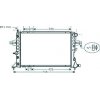 Radiatore acqua per OPEL ASTRA G dal 1998 al 2004