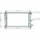Radiatore acqua per FORD COURIER dal 1996 al 1999