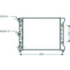 Radiatore acqua per VOLKSWAGEN GOLF  II dal 1983 al 1989