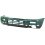 Paraurto anteriore nero con fori fendinebbia per MITSUBISHI L200 dal 2001 al 2005