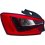 Fanale posteriore nero led 5 porte per SEAT IBIZA dal 2008 al 2012 lato sinistro guidatore