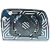 Piastra specchio retrovisore termica per BMW X3 E83 dal 2004 al 2006 lato sinistro guidatore