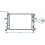 Radiatore acqua per OPEL ASTRA H GTC dal 2005 al 2009