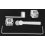 Kit riparazione alzacristallo per AUDI A3 dal 2000 al 2003