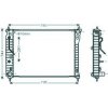 Radiatore acqua per OPEL ANTARA dal 2006 al 2010