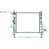 Radiatore acqua per RENAULT TWINGO dal 1998 al 2007