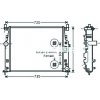 Radiatore acqua per MERCEDES-BENZ M W164 dal 2008 al 2011